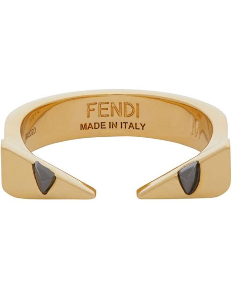 fendi bug eye ring